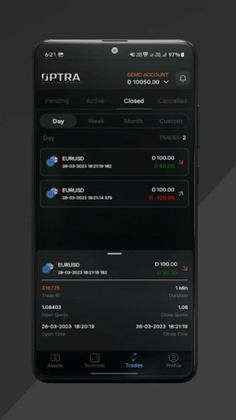 Optra 1.4.5 Screenshot