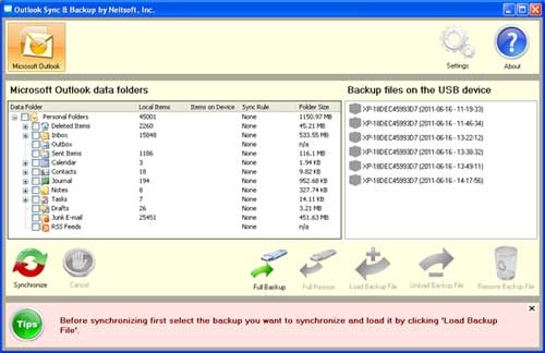 Outlook Sync Backup 2 0 0 6 Free Download