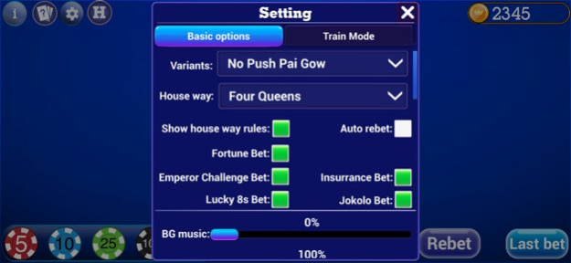 Pai Gow Poker Trainer 2.1.7 Screenshot