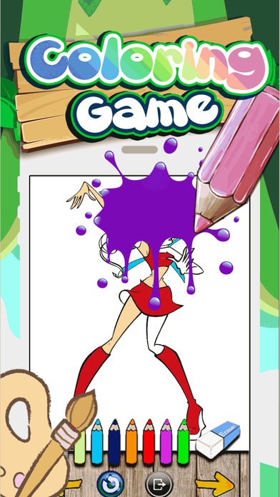 Paint Fors Kids Game Winx Club Version Free Download