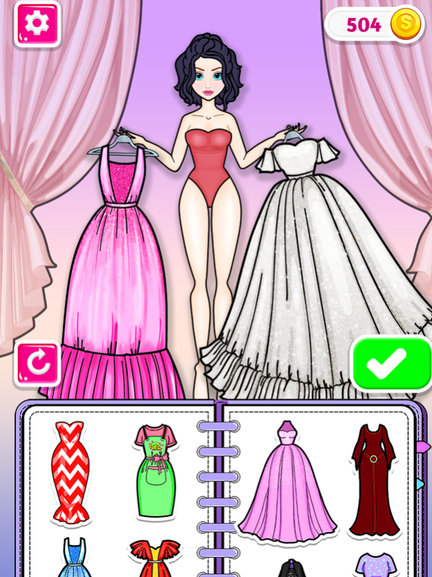 Paper Doll Free Doll Dress Up Games DIY Paper Doll Dress Up  Apps On  Google Play