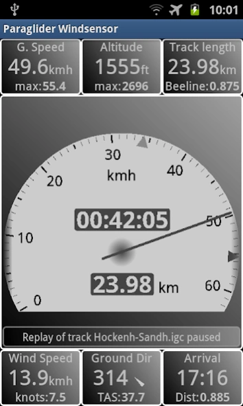 Paraglider Dashboard 2.4.2 Screenshot