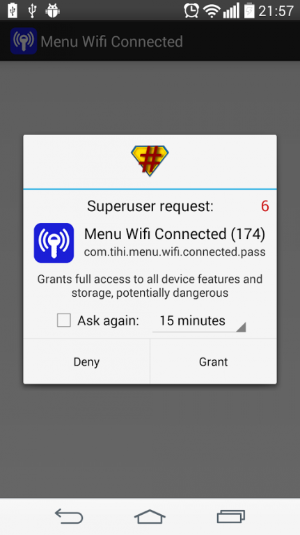 Wifi pass