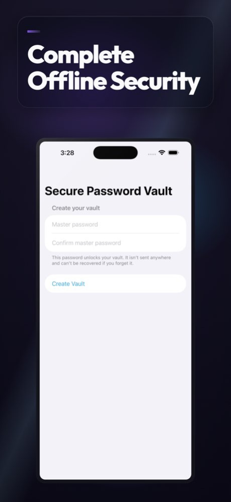 Private Password Locker App 1.1 Screenshot