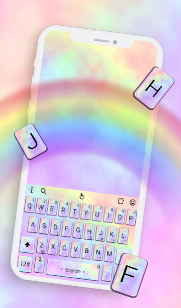 Rainbow LV (Wallpapers) (Colorkeyboard) (Go Keyboard