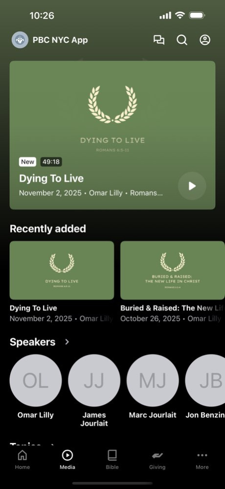 PBC NYC App 6.21.3 Screenshot