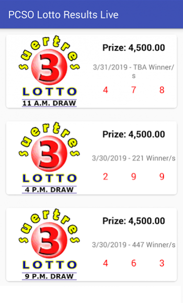 lotto numbers 23 feb 2019