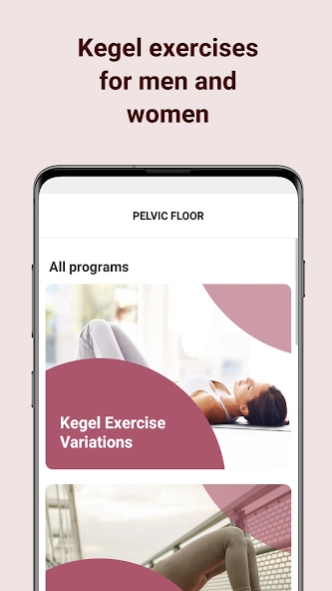 Pelvic Floor Workout Plan Screenshot