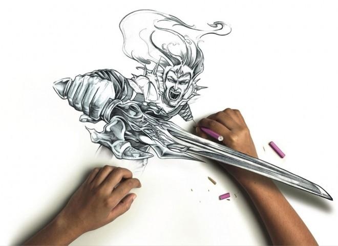 3D Raven - Pencil Art Anamorphic Drawing - Adam SB - PaintingTube-saigonsouth.com.vn