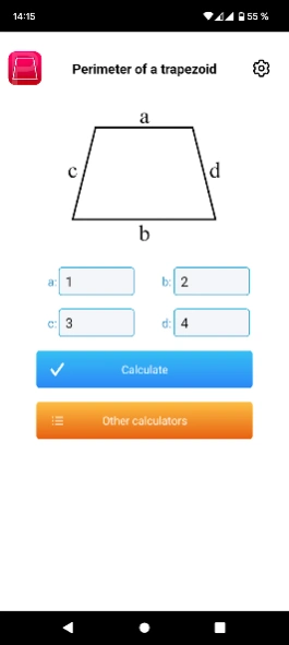 Perimeter calculator 1.0.2 Screenshot