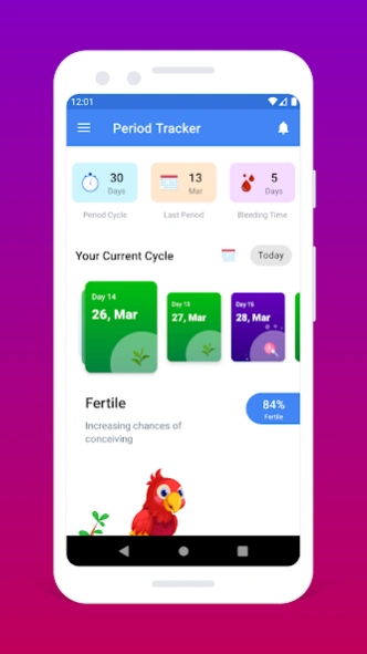 Period Tracker Screenshot