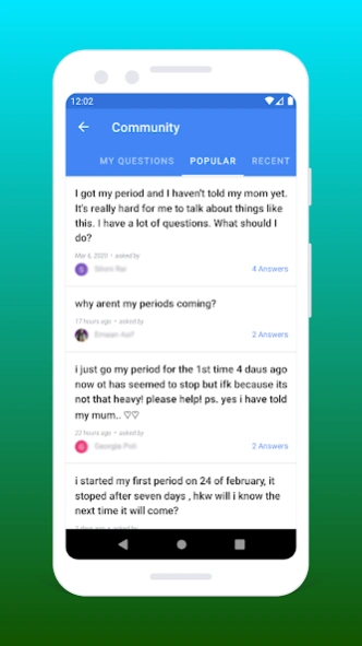 Period Tracker Screenshot