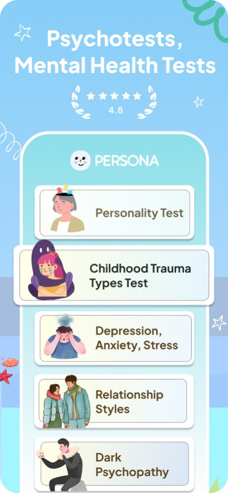 Trauma Test, Personality Tests 1.6.0 Screenshot