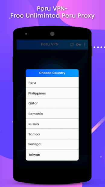 Screenshot - Peru VPN-Free Unlimited Peru Proxy