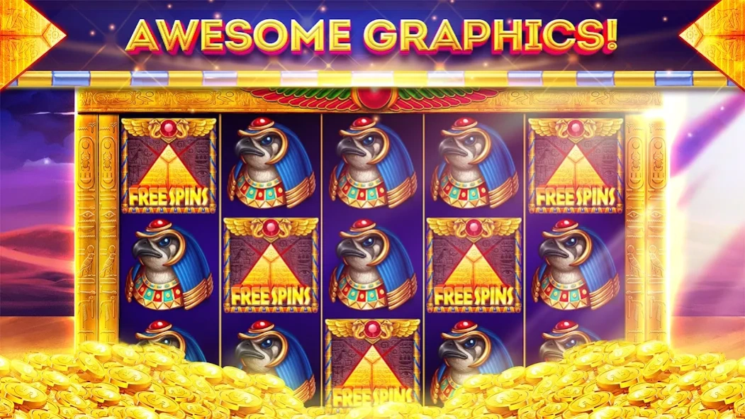 Pharaohs of Egypt Slots Casino 1.55.56 Screenshot
