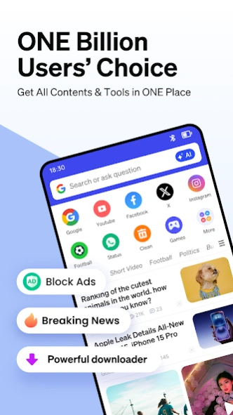 Review Screenshot - Fast Browser – Browse the Internet at Lightning-Fast Speeds