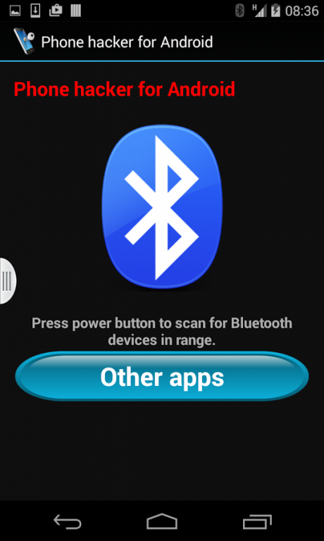 Bluetooth phone hacker prank for Android - Download
