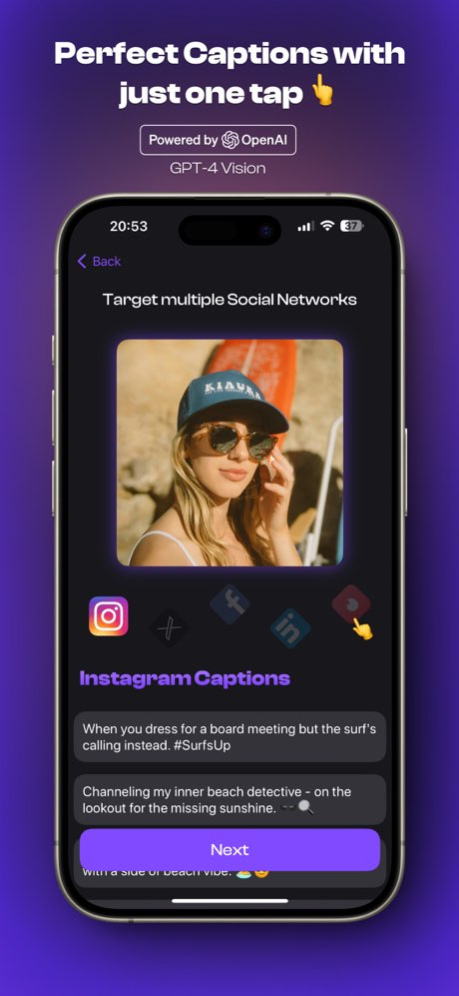 Photo Caption Generator AI 1.12.2 Screenshot