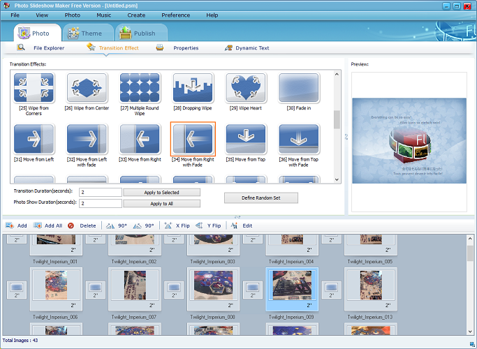 Photo Slideshow Maker Free Version 5.58 Free Download