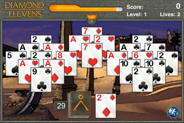 Classic free and online Solitaire and Elevens Card Games — Flick