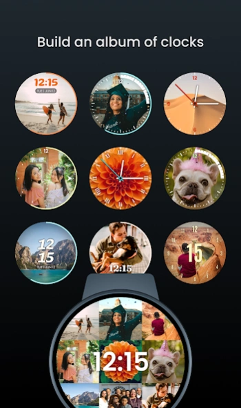 Photowear photo watch face online