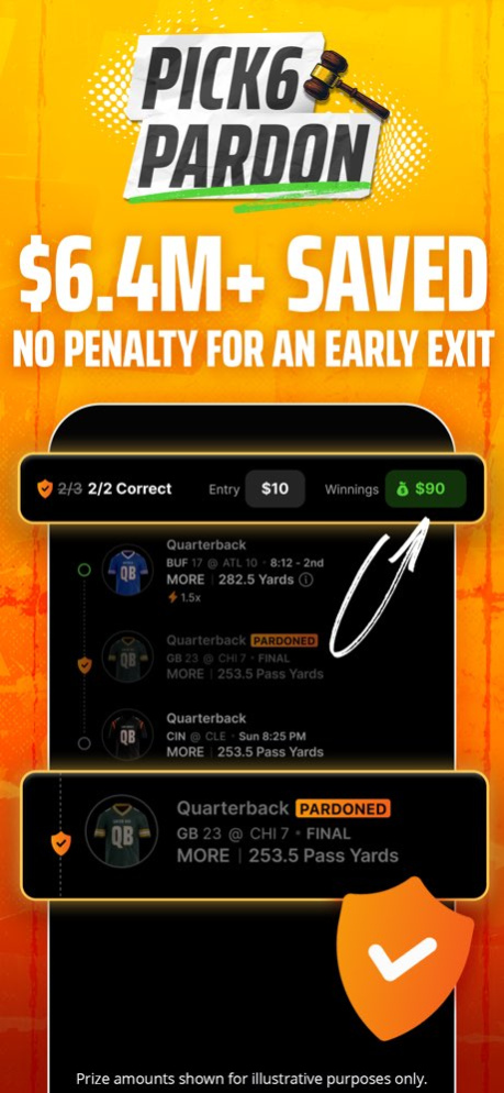 Pick6 DraftKings Sports Picks 4.4.0 Screenshot