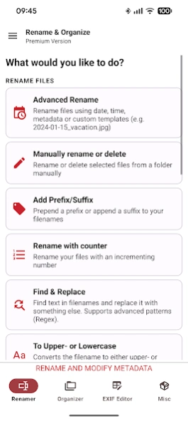 Batch Rename and Organize 8.30.2 Screenshot