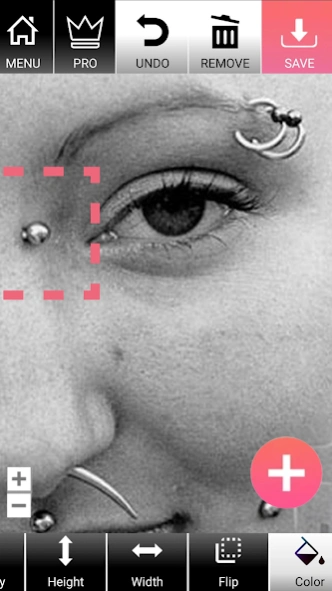 Piercing Photo Editor 1.70 Screenshot