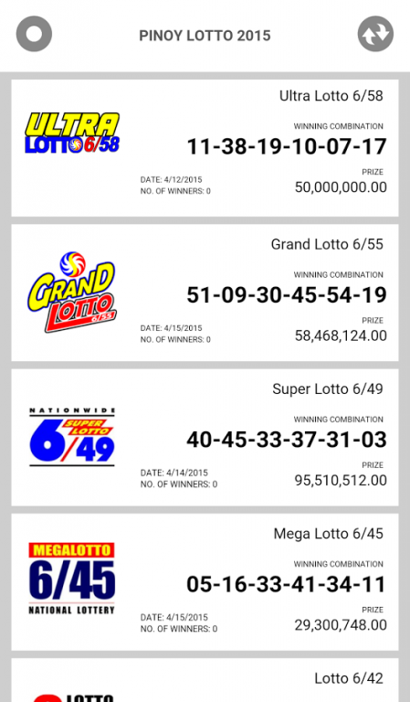 lotto 649 winning numbers history