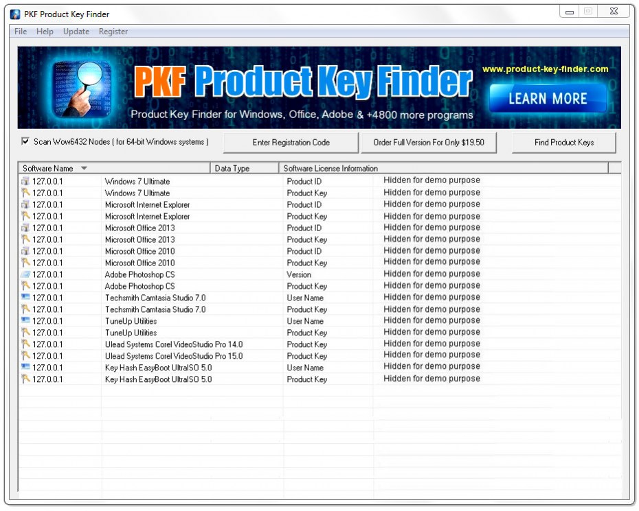 PKF Product Key Finder  Free Download