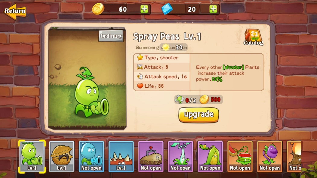 Plants Shooter Defense War 1.0.11 Screenshot