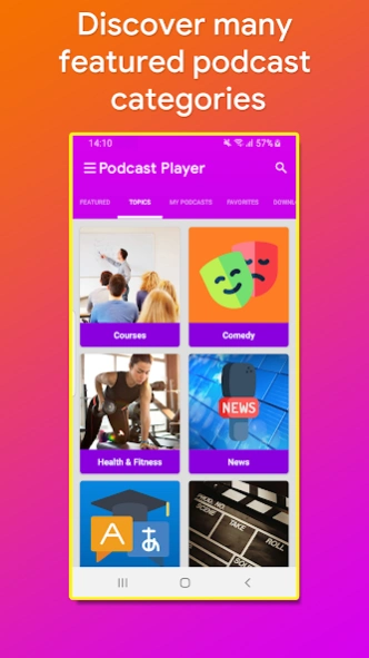 Podcast Player & Podcast App 1.8 Screenshot