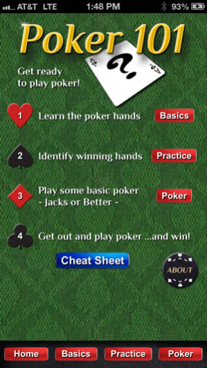 Poker Cheat Sheet, FREE PDF Download