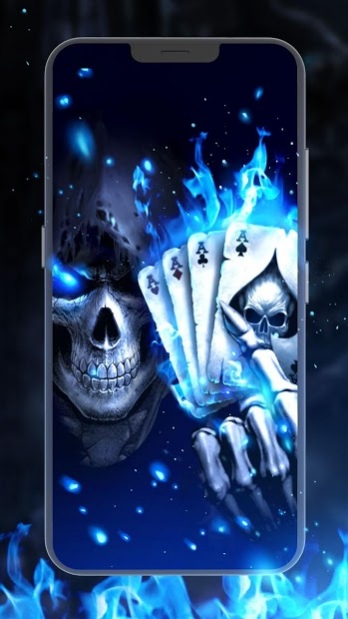Poker Skull Live Wallpaper 1 5 5 Free Download