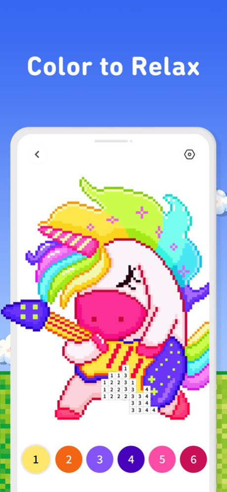 Pop Pixel- Color By Number 1.3.6 Screenshot