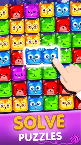 Review Screenshot - Puzzle Game – Pop the Cat Bubbles to Solve Puzzles