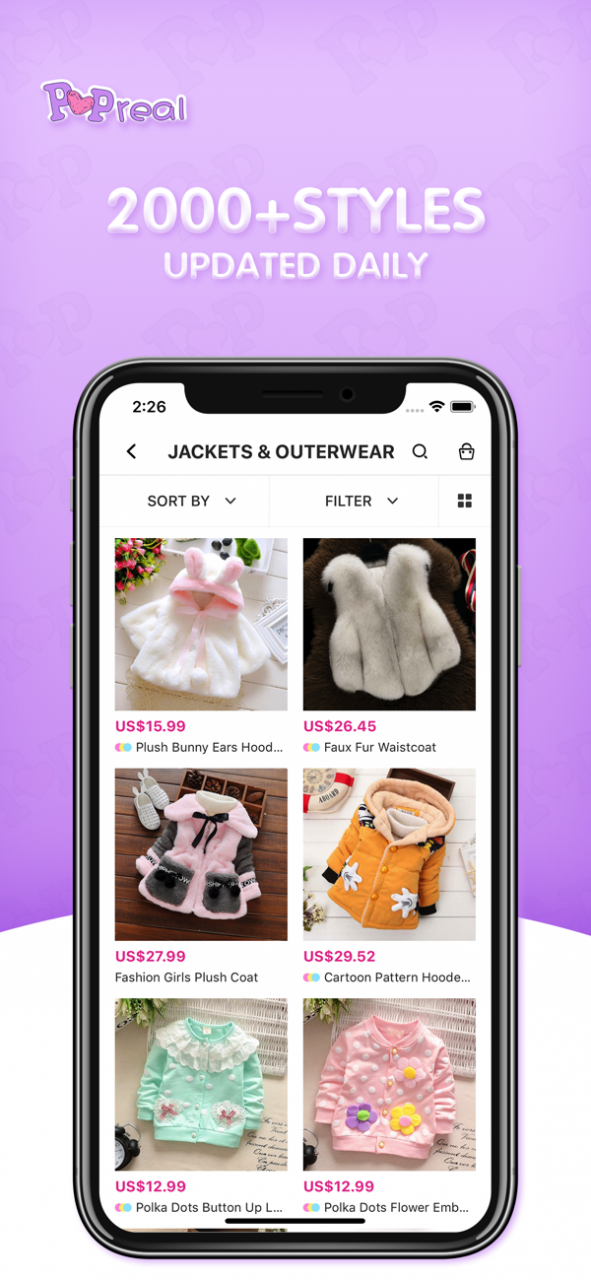 Popreal new customer coupon discount