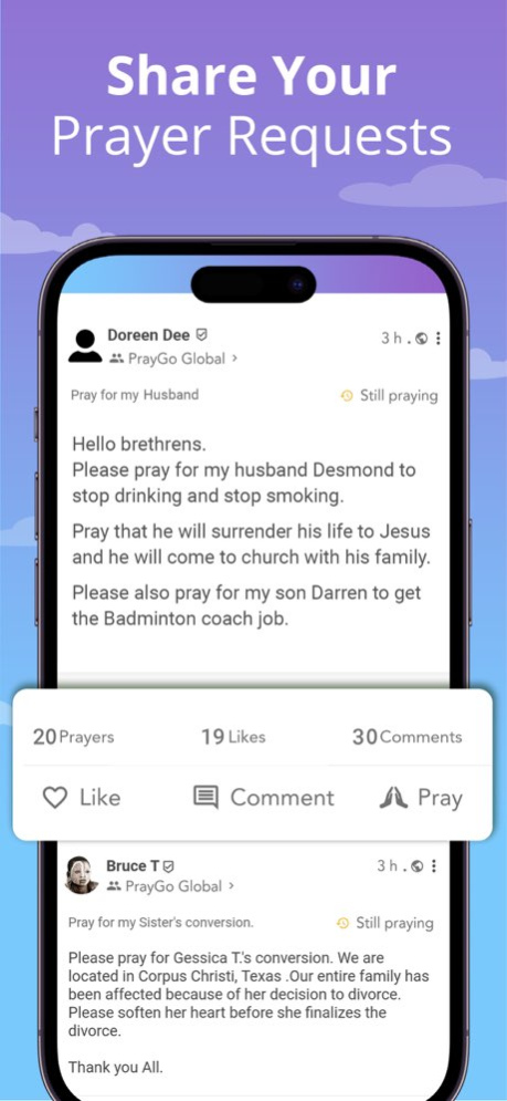 PrayerNet -Christian Social Screenshot