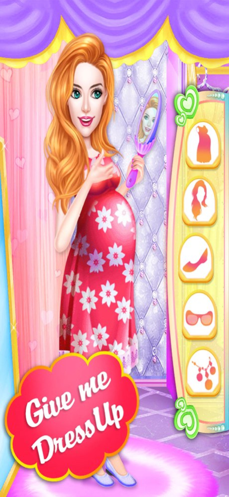 Pregnant Mommy Haircut Fashion Screenshot