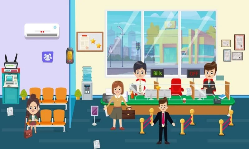 Pretend Play Bank Simulator 1.0.8 Screenshot