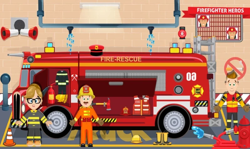 Pretend Play Firefighter Hero 1.0.3 Screenshot