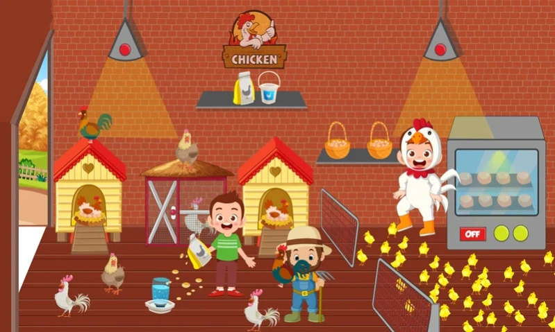 Pretend Play Chicken Farm Life 1.0.3 Screenshot