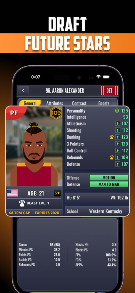 Ultimate Pro Basketball GM 2.2.2 Screenshot