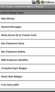 Pokémon Schwarz 2: Cheats und Action Replay Codes