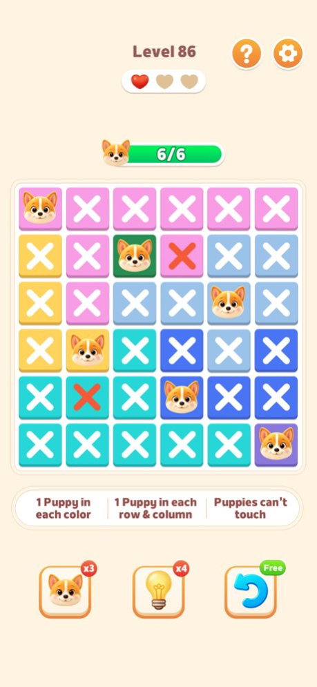 Dogdoku - Queen Logic Sudoku 1.0.4 Screenshot