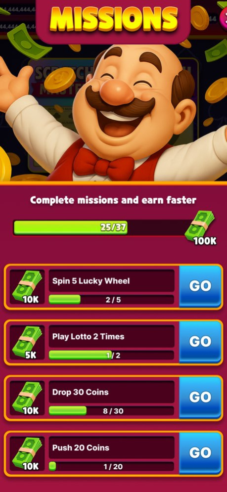 Push Party - Earn Real Money 2.18.1 Screenshot