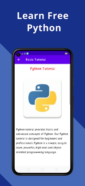Learn Python : PythonPoint Screenshot