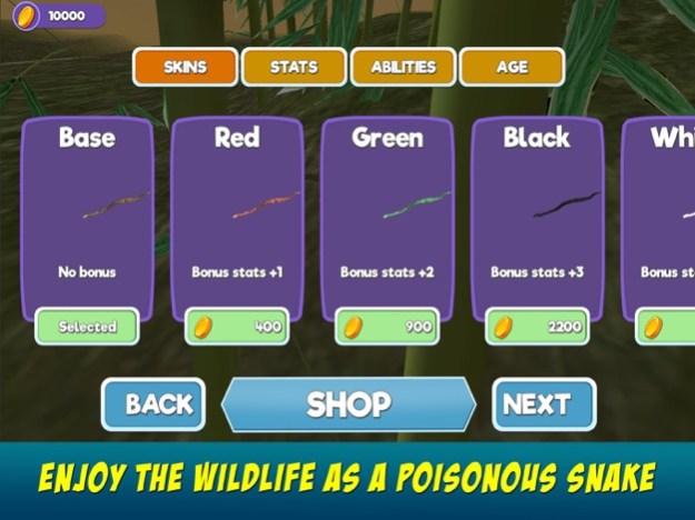 Python Snake Survival Simulator 1.0 Screenshot