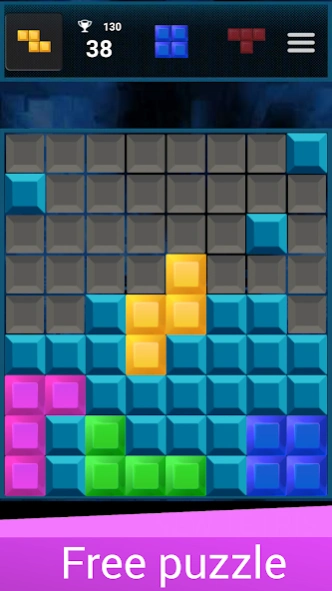 Review Screenshot - Brain Puzzle – Form Lines Piecing Together the Block Pieces