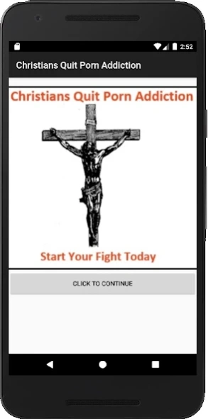 Porn Addiction recovery help. Screenshot
